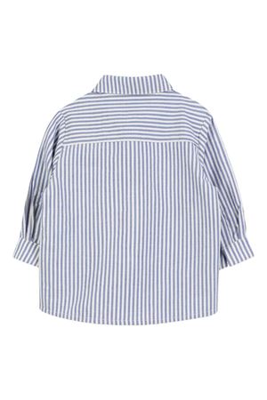 camicia in cotone azzurro KENZO KIDS | K61280780